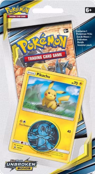 Unbroken Bonds Single Pack Blister [Pikachu], SM - Unbroken Bonds — Pokémon sealed product price