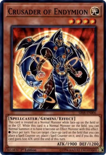 Crusader of Endymion (SR08-EN006), Structure Deck: Order of the Spellcasters — Yu-Gi-Oh! card price