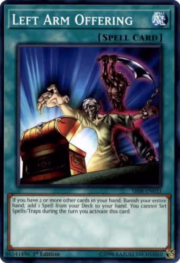 Left Arm Offering (SR08-EN033), Structure Deck: Order of the Spellcasters — Yu-Gi-Oh! card price