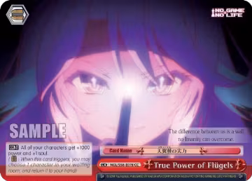 True Power of Flugels (NGL/S58-E078 CC), No Game No Life — Weiß Schwarz card price