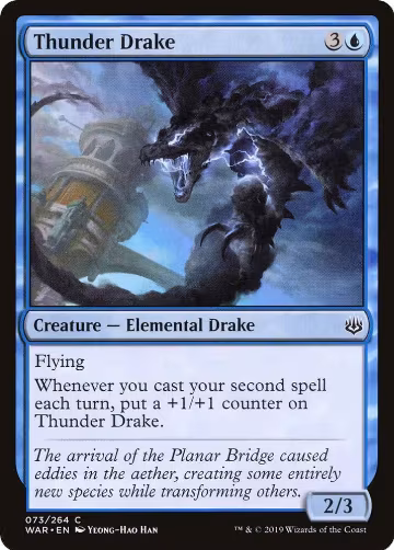 Thunder Drake (73), War of the Spark — Magic card price