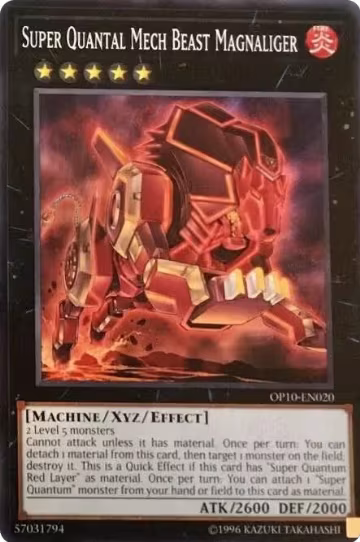 Super Quantal Mech Beast Magnaliger (OP10-EN020), OTS Tournament Pack 10 — Yu-Gi-Oh! card price