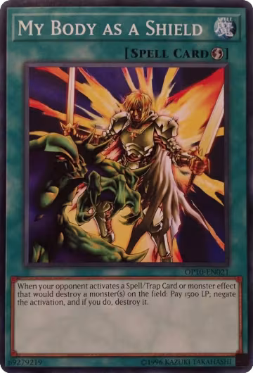 My Body as a Shield (OP10-EN021) — card price