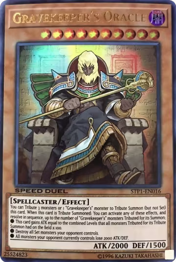 Gravekeeper's Oracle (STP1-EN016), Speed Duel: Tournament Pack 1 — Yu-Gi-Oh! card price