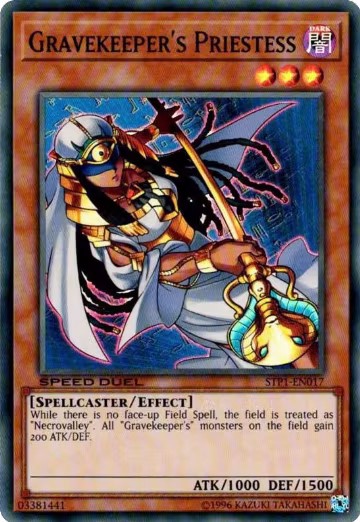 Gravekeeper's Priestess (STP1-EN017), Speed Duel: Tournament Pack 1 — Yu-Gi-Oh! card price