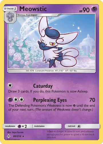 Meowstic (80/214), SM - Unbroken Bonds — Pokémon card price