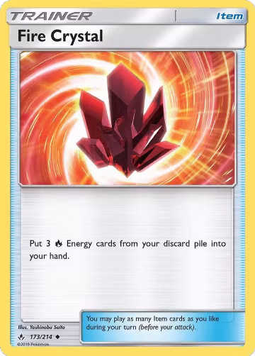 Fire Crystal (173/214), SM - Unbroken Bonds — Pokémon card price