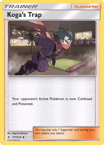Koga's Trap (177/214), SM - Unbroken Bonds — Pokémon card price