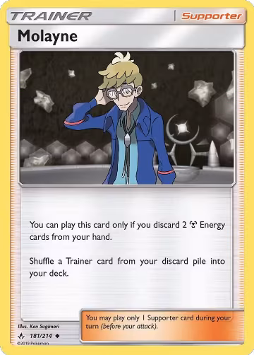 Molayne (181/214), SM - Unbroken Bonds — Pokémon card price