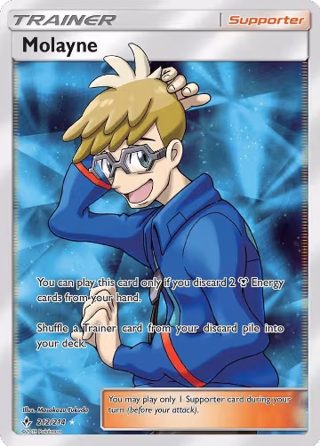 Molayne (Full Art) (212/214), SM - Unbroken Bonds — Pokémon card price