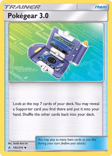 Pokegear 3.0 (182/214), SM - Unbroken Bonds — Pokémon card price