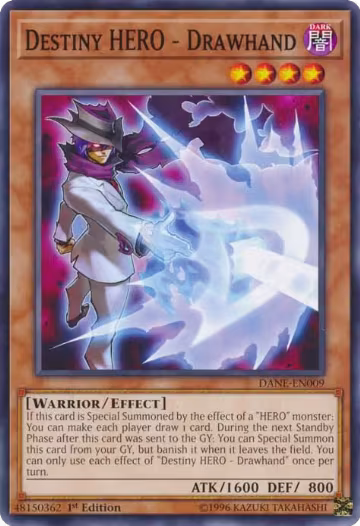 Destiny HERO - Drawhand (DANE-EN009), Dark Neostorm — Yu-Gi-Oh! card price