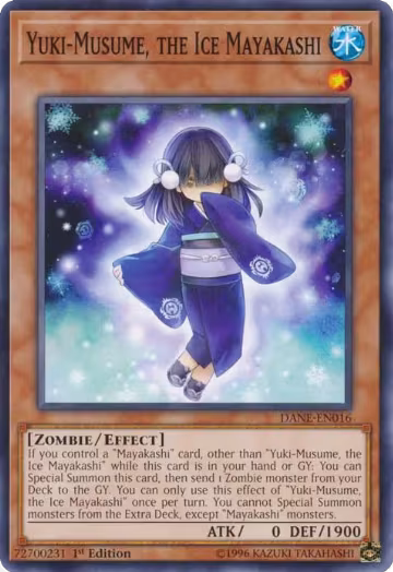 Yuki-Musume, the Ice Mayakashi (DANE-EN016), Dark Neostorm — Yu-Gi-Oh! card price