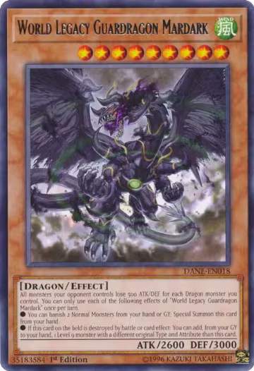 World Legacy Guardragon Mardark (DANE-EN018), Dark Neostorm — Yu-Gi-Oh! card price
