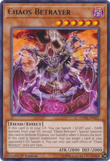 Chaos Betrayer (DANE-EN021), Dark Neostorm — Yu-Gi-Oh! card price