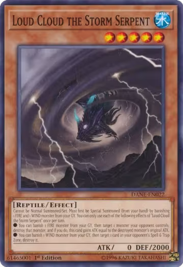 Loud Cloud the Storm Serpent (DANE-EN022), Dark Neostorm — Yu-Gi-Oh! card price