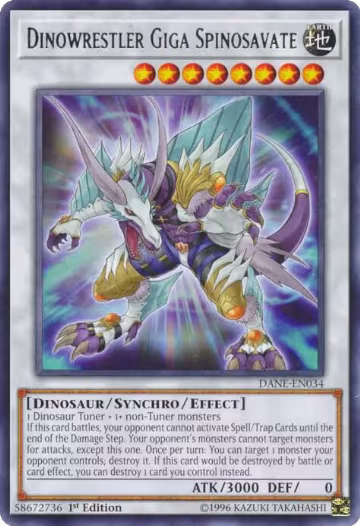 Dinowrestler Giga Spinosavate (DANE-EN034), Dark Neostorm — Yu-Gi-Oh! card price