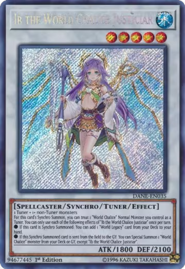 Ib the World Chalice Justiciar (DANE-EN035), Dark Neostorm — Yu-Gi-Oh! card price