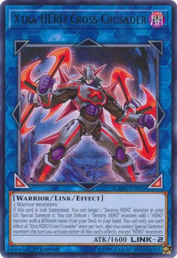 Xtra HERO Cross Crusader (DANE-EN045), Dark Neostorm — Yu-Gi-Oh! card price