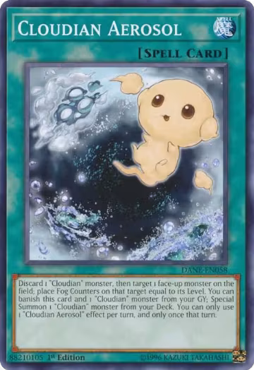 Cloudian Aerosol (DANE-EN058), Dark Neostorm — Yu-Gi-Oh! card price