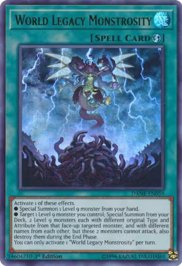 World Legacy Monstrosity (DANE-EN059), Dark Neostorm — Yu-Gi-Oh! card price