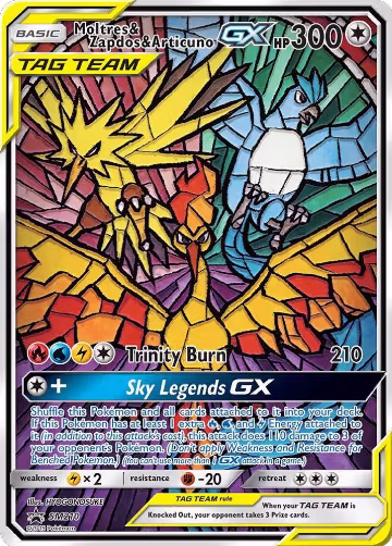 Moltres & Zapdos & Articuno GX (SM210), SM Promos — Pokémon card price