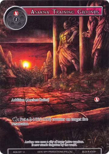 Asakna Training Grounds (Full Art) (AOA-021), Awakening of the Ancients — Force of Will card price