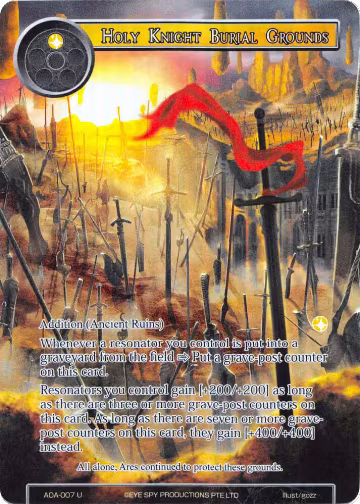 Holy Knight Burial Grounds (Full Art) (AOA-007), Awakening of the Ancients — Force of Will card price