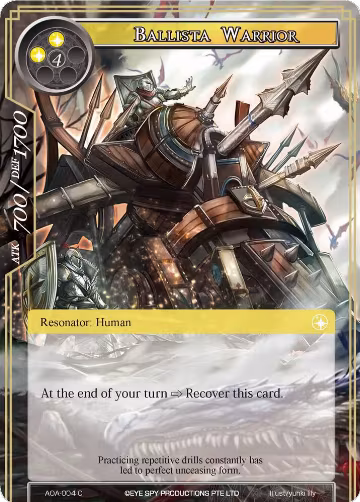 Ballista Warrior (AOA-004), Awakening of the Ancients — Force of Will card price