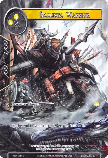 Ballista Warrior (Full Art) (AOA-004), Awakening of the Ancients — Force of Will card price