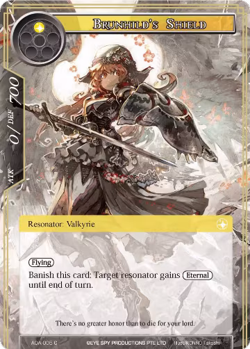 Brunhild's Shield (AOA-005), Awakening of the Ancients — Force of Will card price