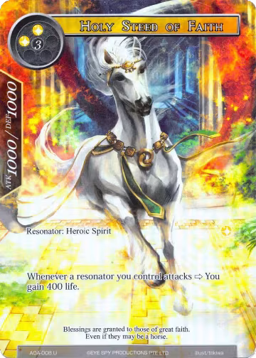 Holy Steed of Faith (Full Art) (AOA-008), Awakening of the Ancients — Force of Will card price