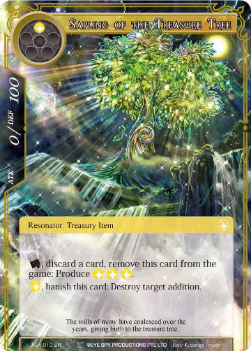 Sapling of the Treasure Tree (AOA-013), Awakening of the Ancients — Force of Will card price
