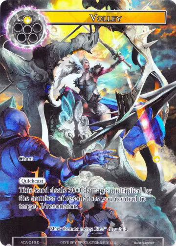 Volley (Full Art) (AOA-019), Awakening of the Ancients — Force of Will card price