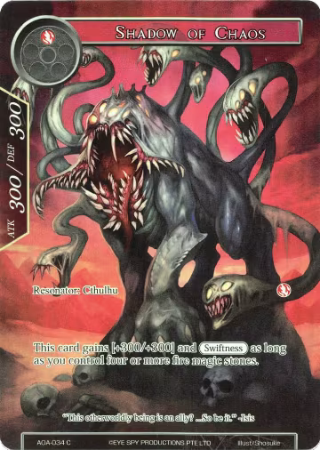 Shadow of Chaos (Full Art) (AOA-034), Awakening of the Ancients — Force of Will card price