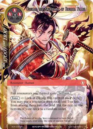 Ushuah, the Swordsman of Eternal Flame (AOA-039), Awakening of the Ancients — Force of Will card price