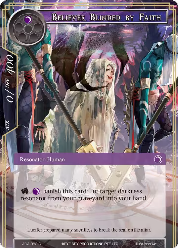 Believer Blinded by Faith (AOA-082), Awakening of the Ancients — Force of Will card price