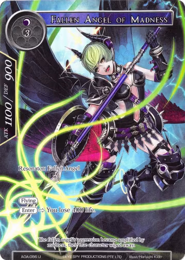 Fallen Angel of Madness (Full Art) (AOA-086), Awakening of the Ancients — Force of Will card price
