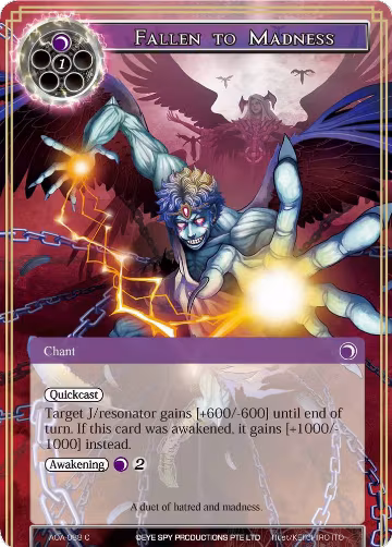 Fallen to Madness (AOA-088), Awakening of the Ancients — Force of Will card price