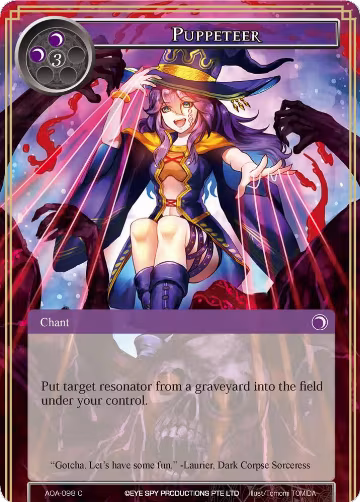 Puppeteer (AOA-098), Awakening of the Ancients — Force of Will card price