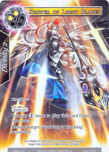 Shower of Light Blades (Full Art) (AOA-014), Awakening of the Ancients — Force of Will card price