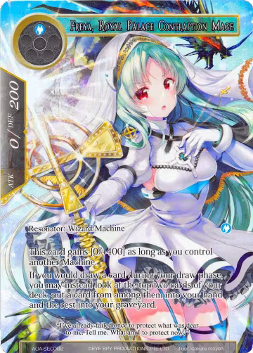 Freya, Royal Palace Contraption Mage (Secret) (AOA-SEC002), Awakening of the Ancients — Force of Will card price