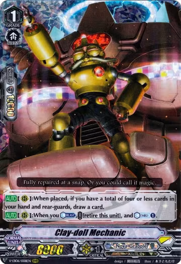 Clay-doll Mechanic (V-EB06/008EN), V-EB06: Light of Salvation, Logic of Destruction — Vanguard card price