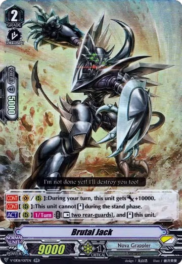 Brutal Jack (V-EB06/017EN), V-EB06: Light of Salvation, Logic of Destruction — Vanguard card price