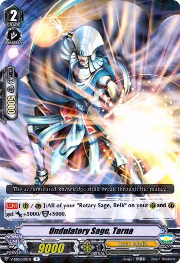 Undulatory Sage, Tarna (V-EB06/021EN), V-EB06: Light of Salvation, Logic of Destruction — Vanguard card price