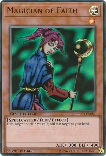 Magician of Faith (SBAD-EN001), Speed Duel: Attack from the Deep — Yu-Gi-Oh! card price