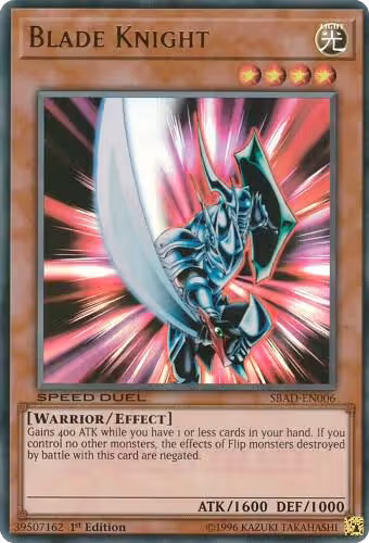 Blade Knight (SBAD-EN006), Speed Duel: Attack from the Deep — Yu-Gi-Oh! card price