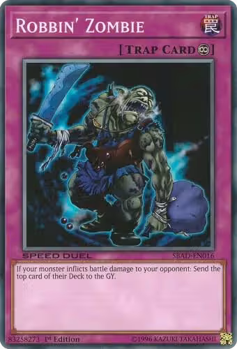 Robbin' Zombie (SBAD-EN016), Speed Duel: Attack from the Deep — Yu-Gi-Oh! card price