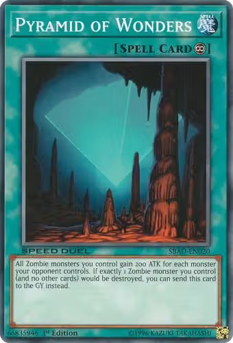 Pyramid of Wonders (SBAD-EN020), Speed Duel: Attack from the Deep — Yu-Gi-Oh! card price