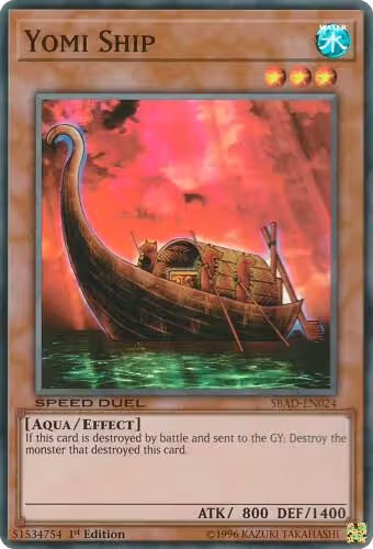 Yomi Ship (SBAD-EN024), Speed Duel: Attack from the Deep — Yu-Gi-Oh! card price